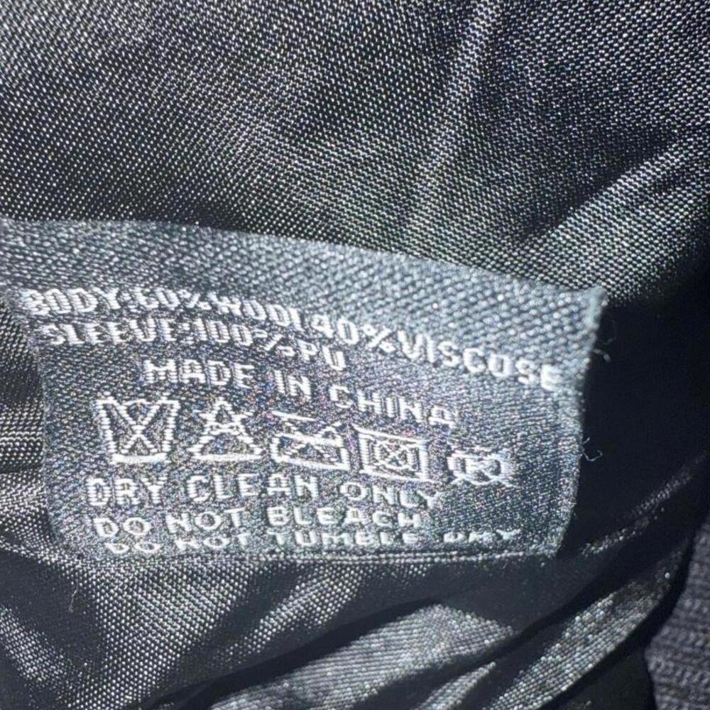 NWT UNISEX BOY London Black and White Varsity  Cropped Jacket Size Large - Picture 7 of 7